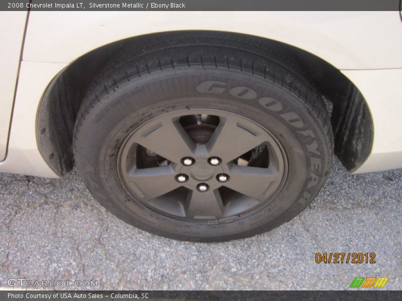 Silverstone Metallic / Ebony Black 2008 Chevrolet Impala LT