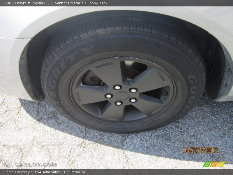 Silverstone Metallic / Ebony Black 2008 Chevrolet Impala LT