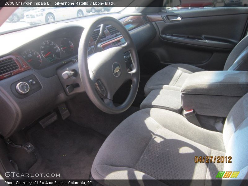 Silverstone Metallic / Ebony Black 2008 Chevrolet Impala LT