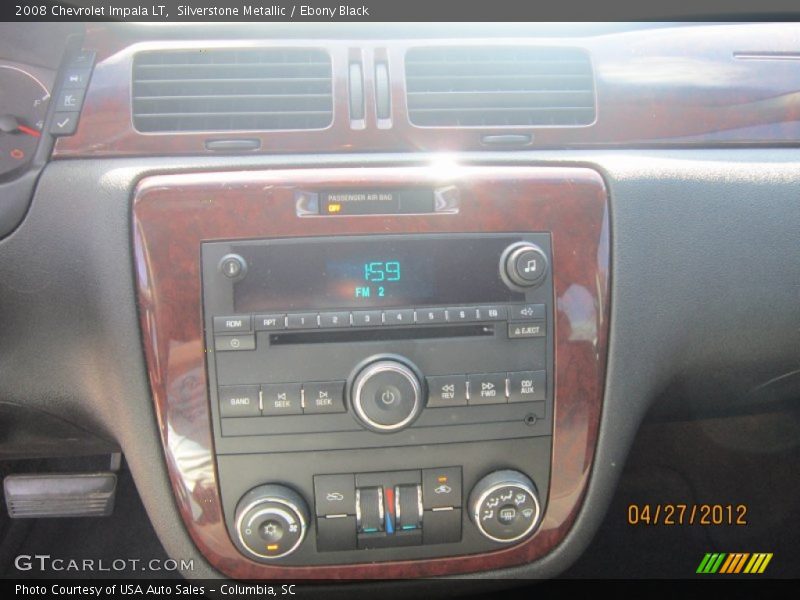 Silverstone Metallic / Ebony Black 2008 Chevrolet Impala LT