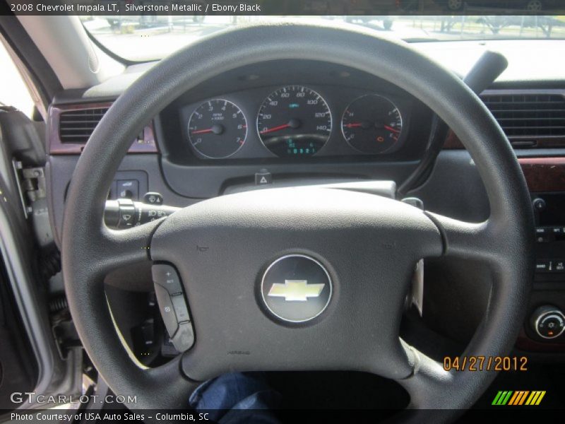 Silverstone Metallic / Ebony Black 2008 Chevrolet Impala LT