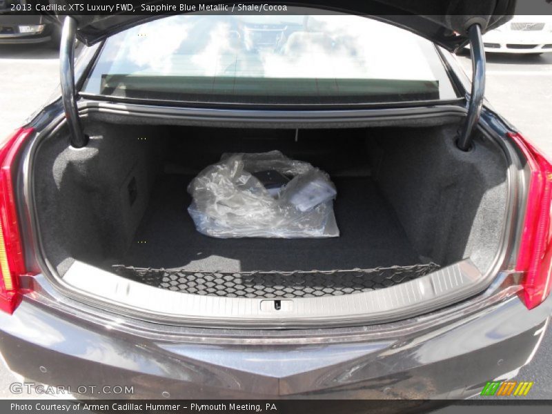 Sapphire Blue Metallic / Shale/Cocoa 2013 Cadillac XTS Luxury FWD