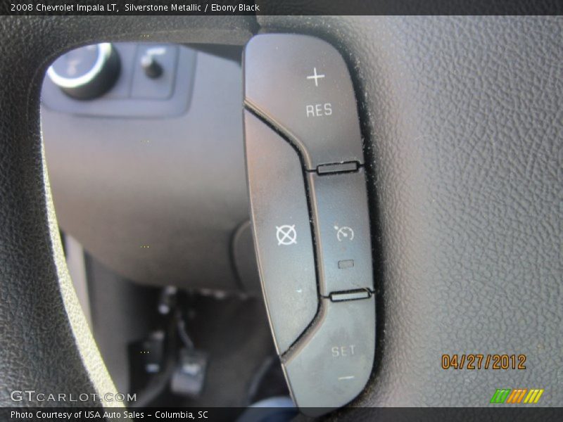 Silverstone Metallic / Ebony Black 2008 Chevrolet Impala LT