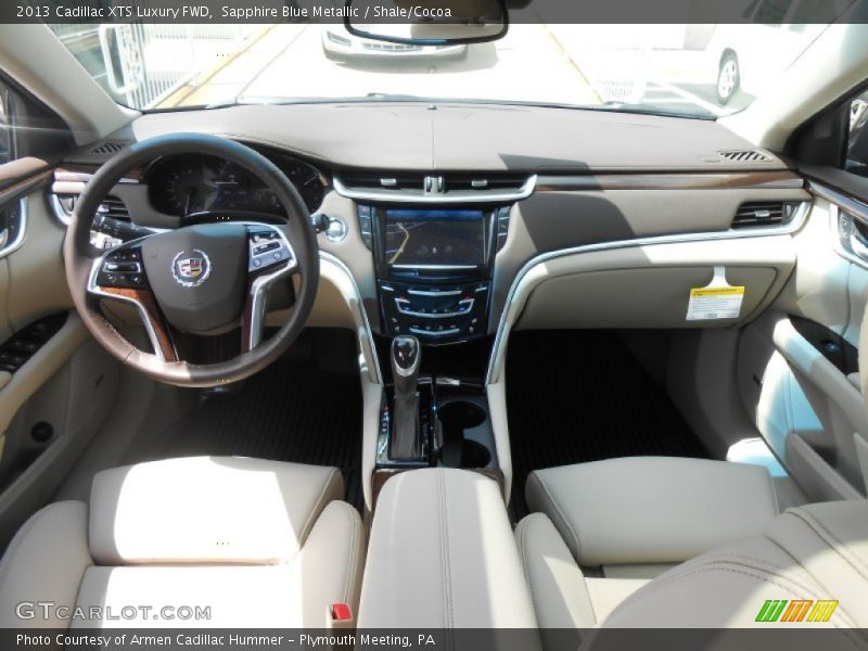 Sapphire Blue Metallic / Shale/Cocoa 2013 Cadillac XTS Luxury FWD