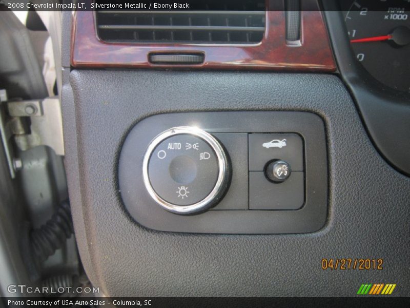 Silverstone Metallic / Ebony Black 2008 Chevrolet Impala LT