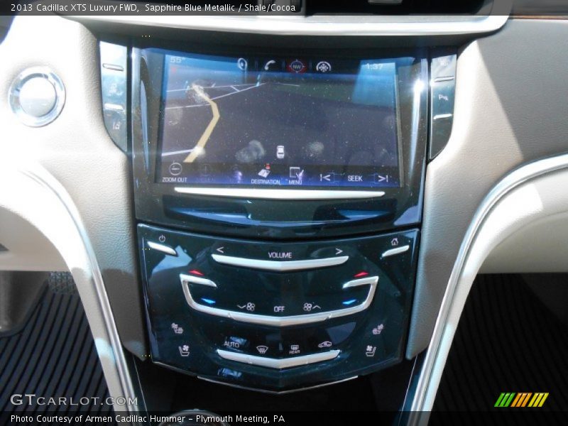 Sapphire Blue Metallic / Shale/Cocoa 2013 Cadillac XTS Luxury FWD