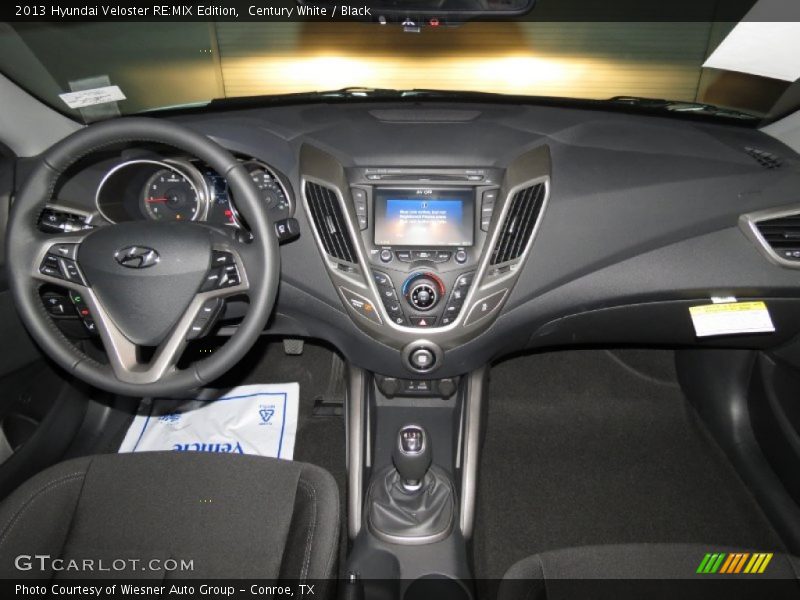 Dashboard of 2013 Veloster RE:MIX Edition