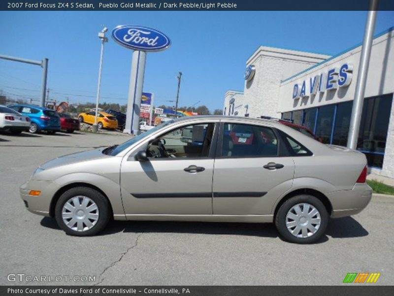 Pueblo Gold Metallic / Dark Pebble/Light Pebble 2007 Ford Focus ZX4 S Sedan