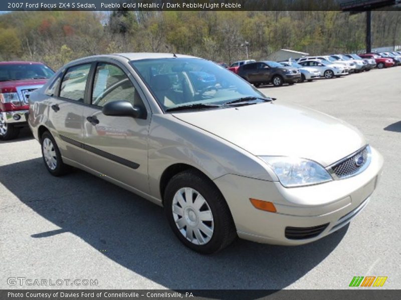 Pueblo Gold Metallic / Dark Pebble/Light Pebble 2007 Ford Focus ZX4 S Sedan