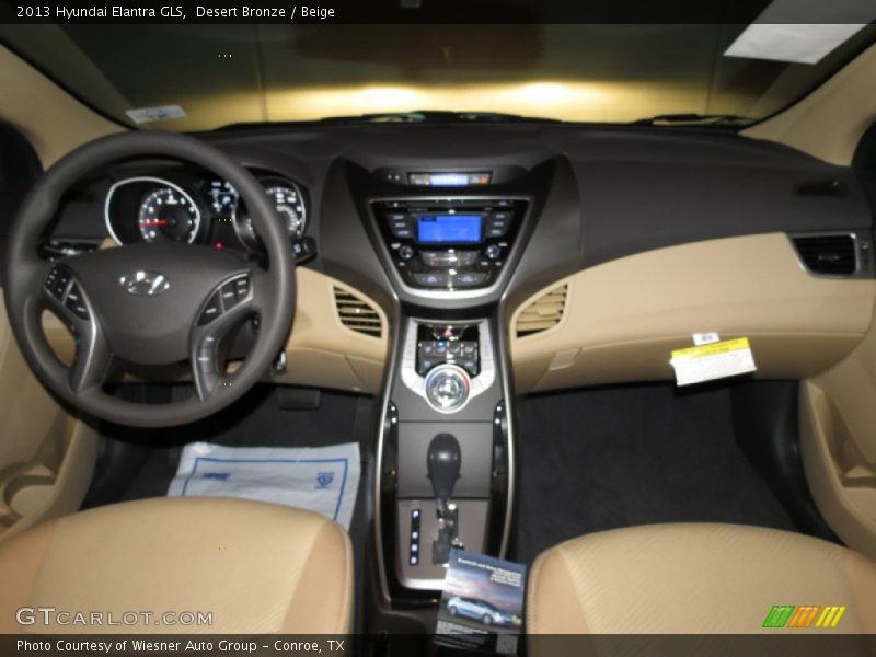 Desert Bronze / Beige 2013 Hyundai Elantra GLS