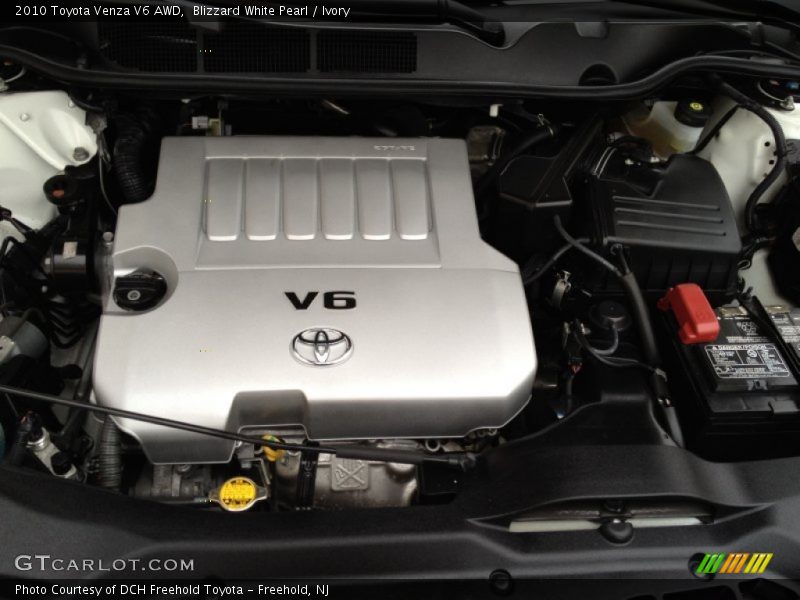Blizzard White Pearl / Ivory 2010 Toyota Venza V6 AWD