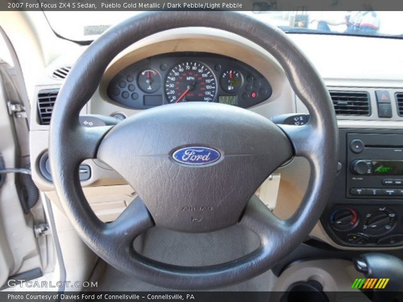 Pueblo Gold Metallic / Dark Pebble/Light Pebble 2007 Ford Focus ZX4 S Sedan