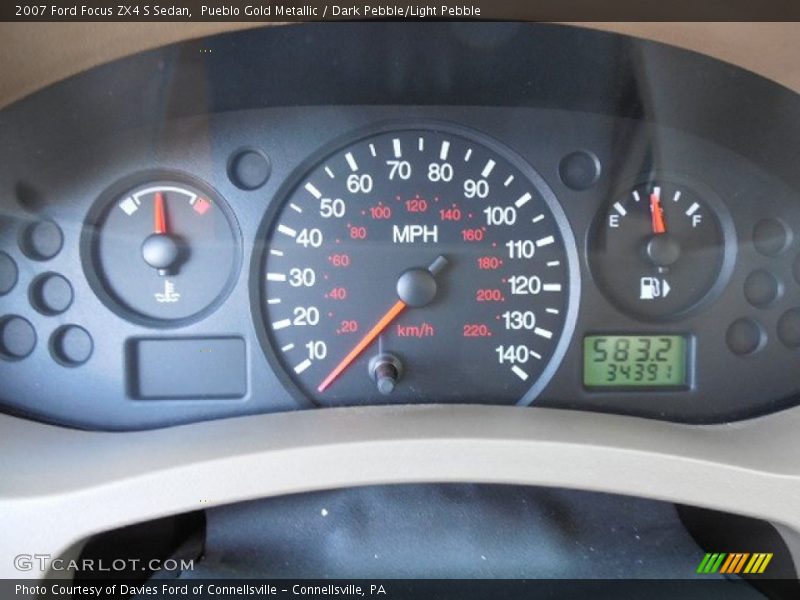 Pueblo Gold Metallic / Dark Pebble/Light Pebble 2007 Ford Focus ZX4 S Sedan