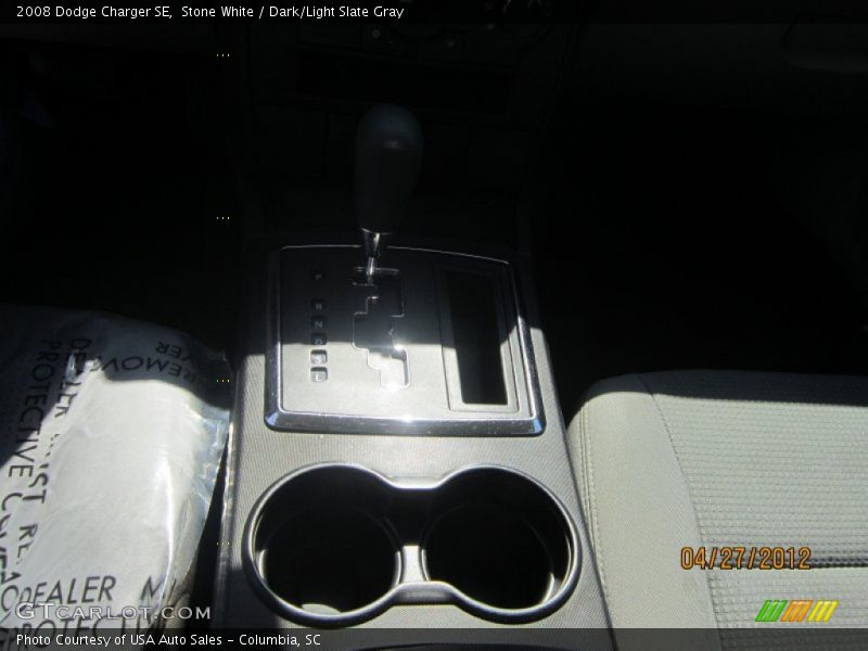 Stone White / Dark/Light Slate Gray 2008 Dodge Charger SE