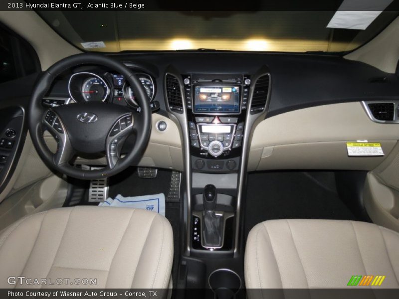 Atlantic Blue / Beige 2013 Hyundai Elantra GT