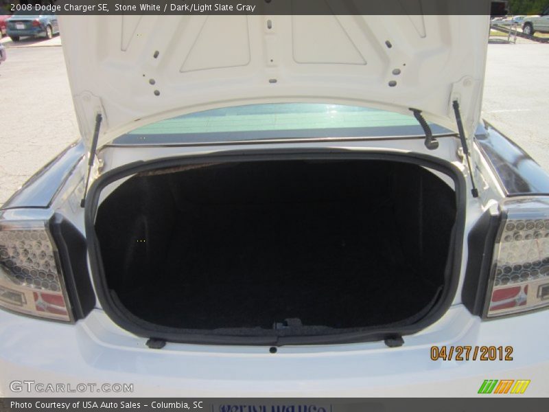 Stone White / Dark/Light Slate Gray 2008 Dodge Charger SE