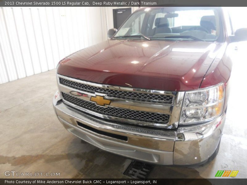 Deep Ruby Metallic / Dark Titanium 2013 Chevrolet Silverado 1500 LS Regular Cab