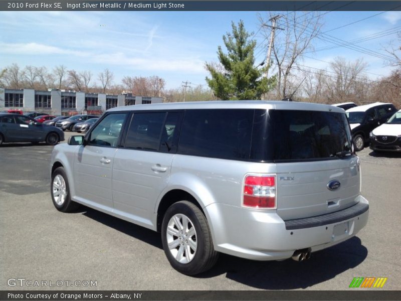 Ingot Silver Metallic / Medium Light Stone 2010 Ford Flex SE