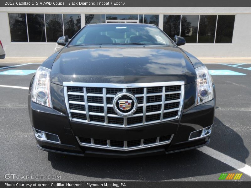 Black Diamond Tricoat / Ebony 2013 Cadillac CTS 4 AWD Coupe