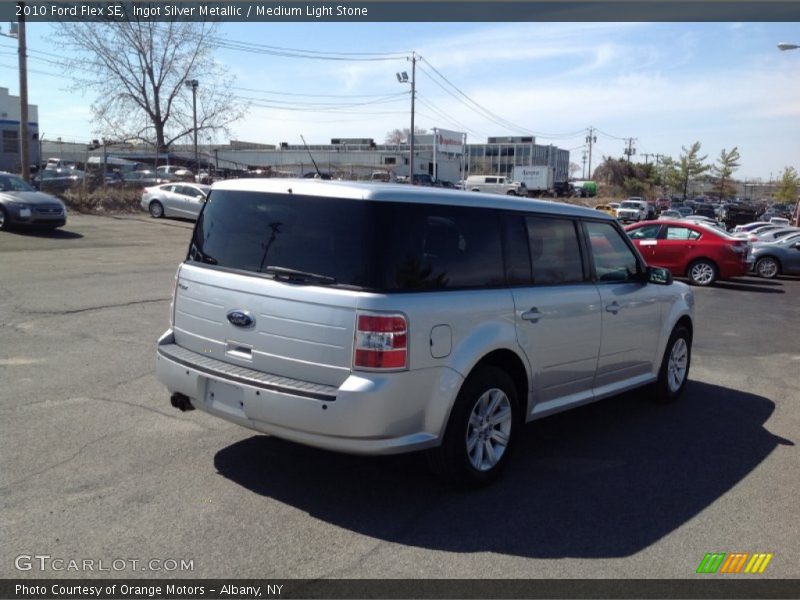 Ingot Silver Metallic / Medium Light Stone 2010 Ford Flex SE