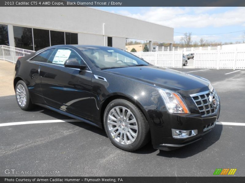 Front 3/4 View of 2013 CTS 4 AWD Coupe