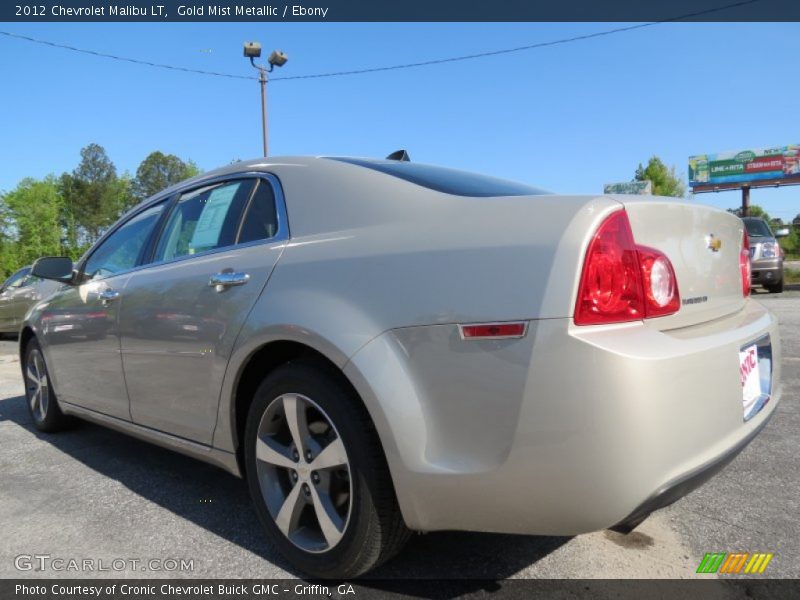 Gold Mist Metallic / Ebony 2012 Chevrolet Malibu LT