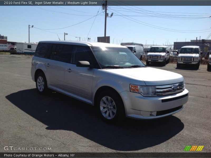 Ingot Silver Metallic / Medium Light Stone 2010 Ford Flex SE