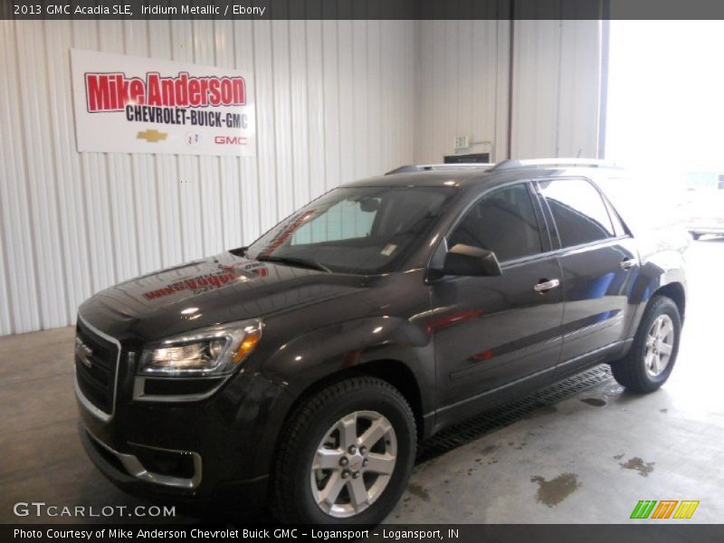 Iridium Metallic / Ebony 2013 GMC Acadia SLE