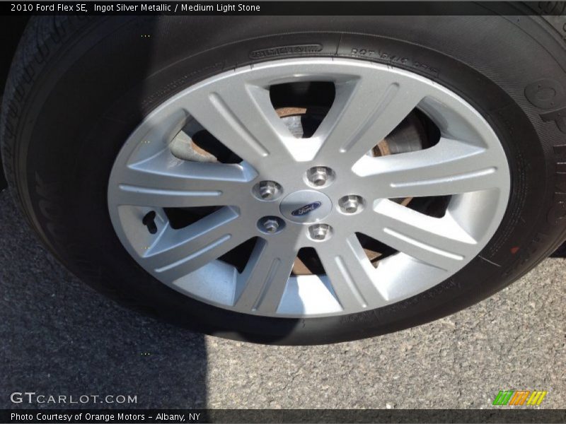 Ingot Silver Metallic / Medium Light Stone 2010 Ford Flex SE