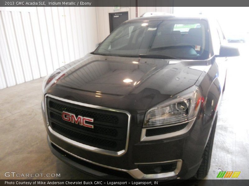 Iridium Metallic / Ebony 2013 GMC Acadia SLE
