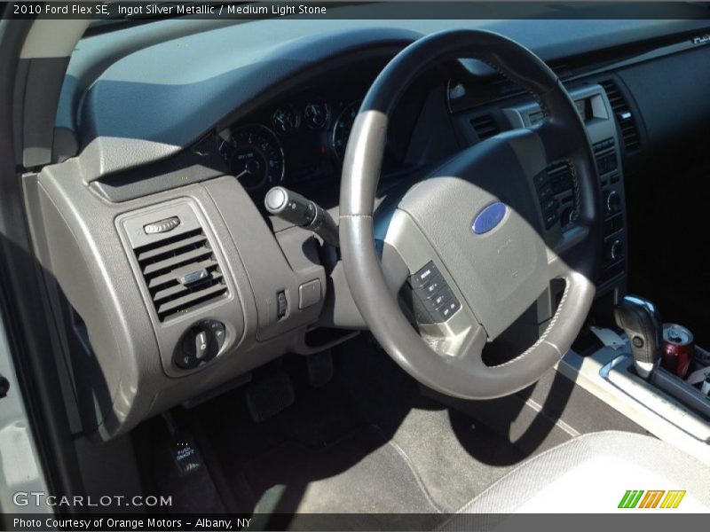 Ingot Silver Metallic / Medium Light Stone 2010 Ford Flex SE