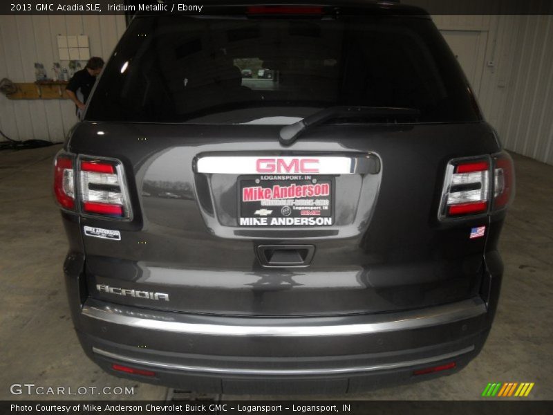 Iridium Metallic / Ebony 2013 GMC Acadia SLE