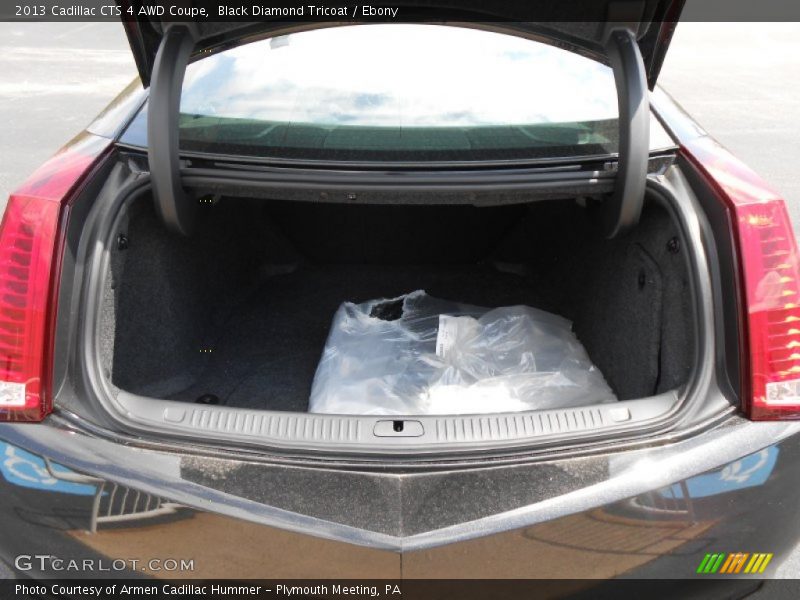 Black Diamond Tricoat / Ebony 2013 Cadillac CTS 4 AWD Coupe