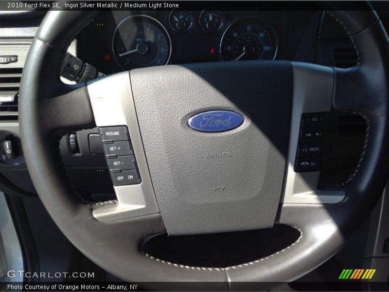 Ingot Silver Metallic / Medium Light Stone 2010 Ford Flex SE