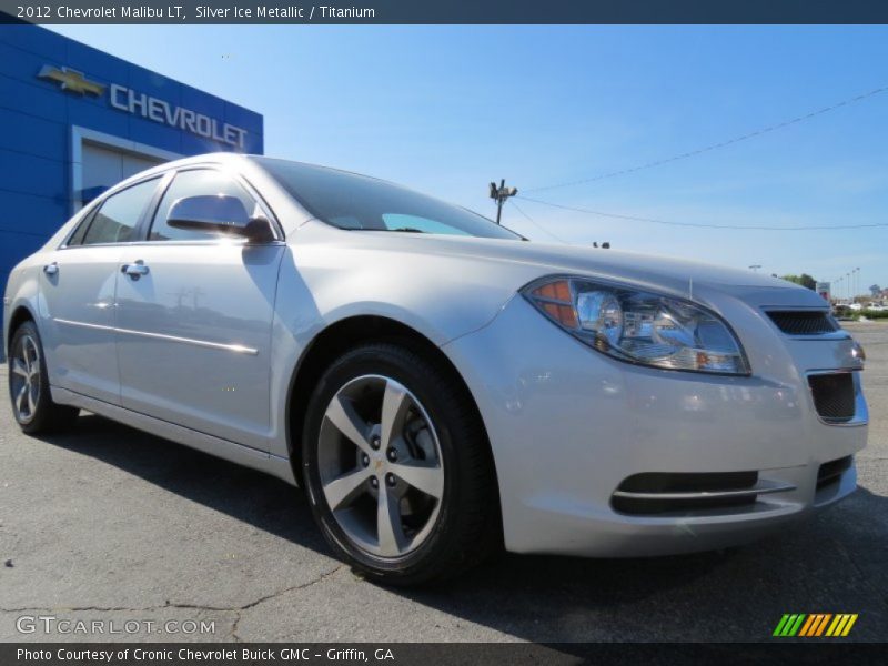 Silver Ice Metallic / Titanium 2012 Chevrolet Malibu LT