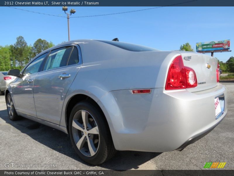 Silver Ice Metallic / Titanium 2012 Chevrolet Malibu LT