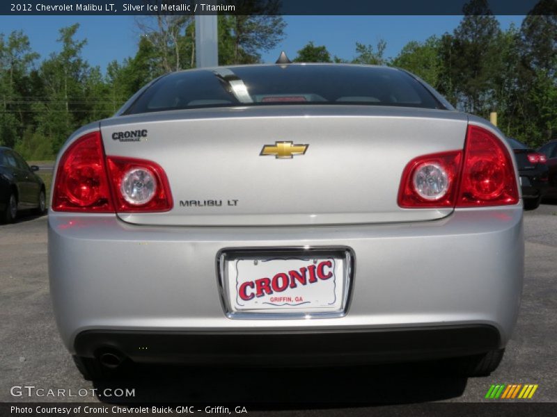 Silver Ice Metallic / Titanium 2012 Chevrolet Malibu LT
