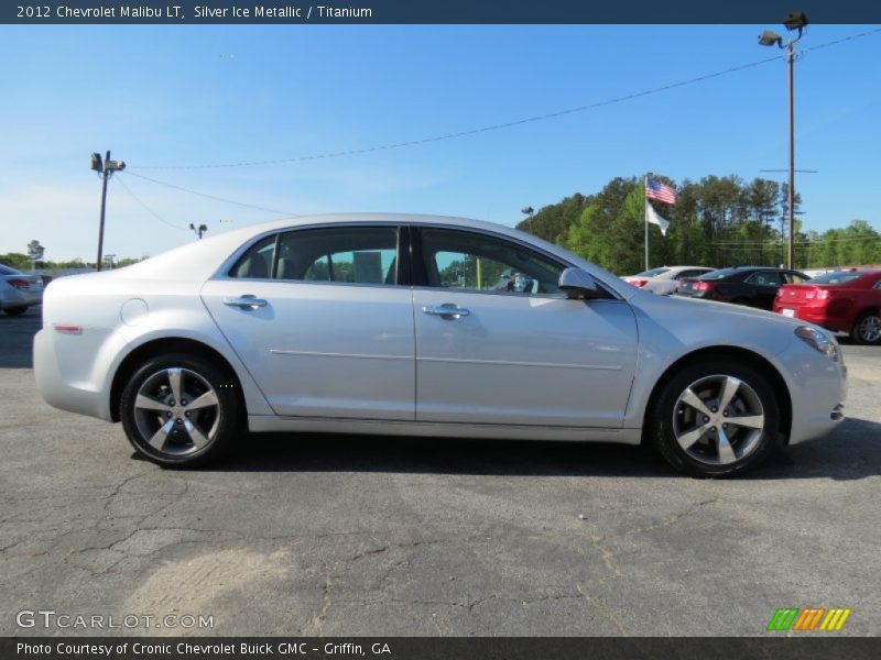Silver Ice Metallic / Titanium 2012 Chevrolet Malibu LT
