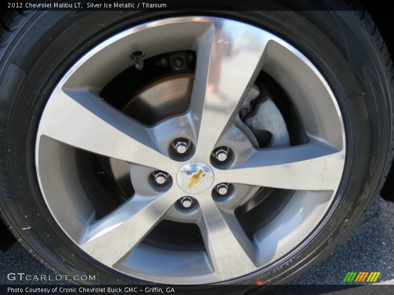 Silver Ice Metallic / Titanium 2012 Chevrolet Malibu LT