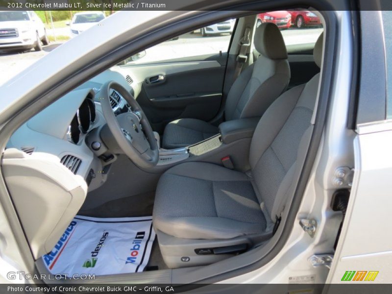 Silver Ice Metallic / Titanium 2012 Chevrolet Malibu LT