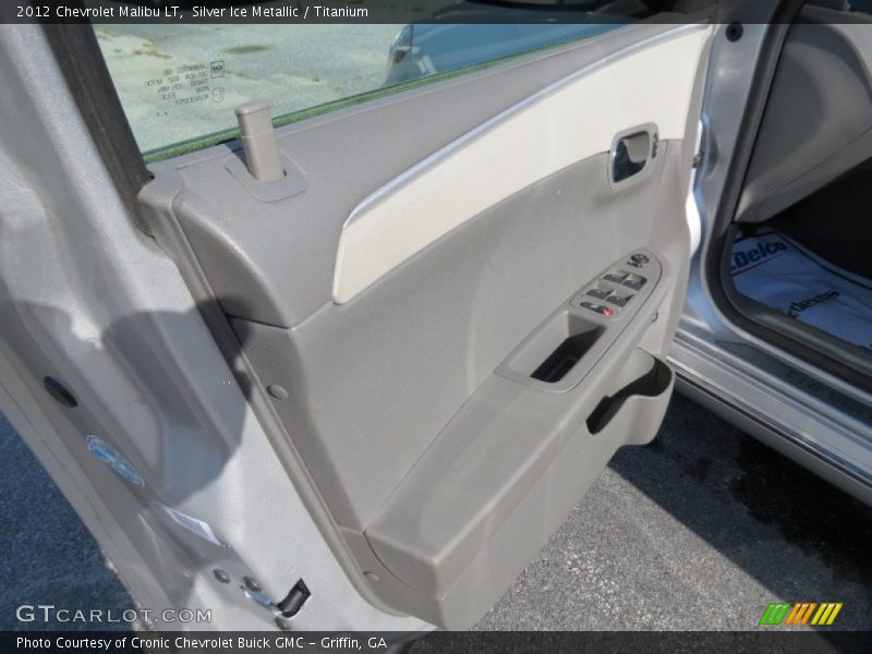 Silver Ice Metallic / Titanium 2012 Chevrolet Malibu LT
