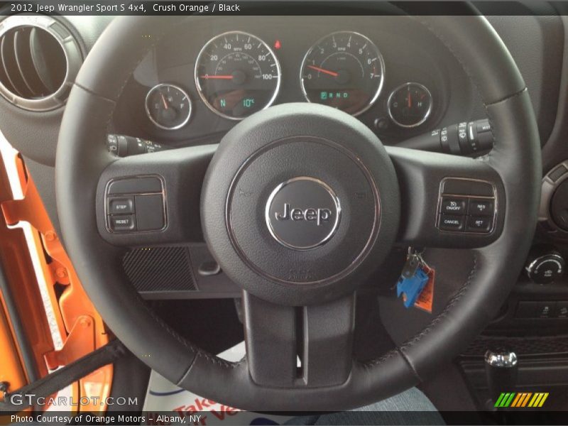 Crush Orange / Black 2012 Jeep Wrangler Sport S 4x4