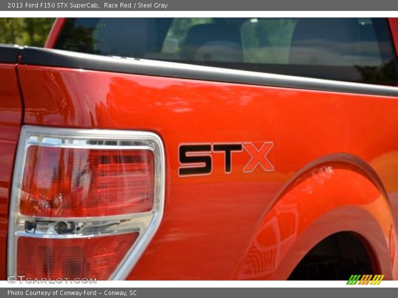 Race Red / Steel Gray 2013 Ford F150 STX SuperCab