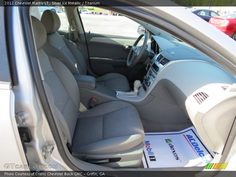 Silver Ice Metallic / Titanium 2012 Chevrolet Malibu LT