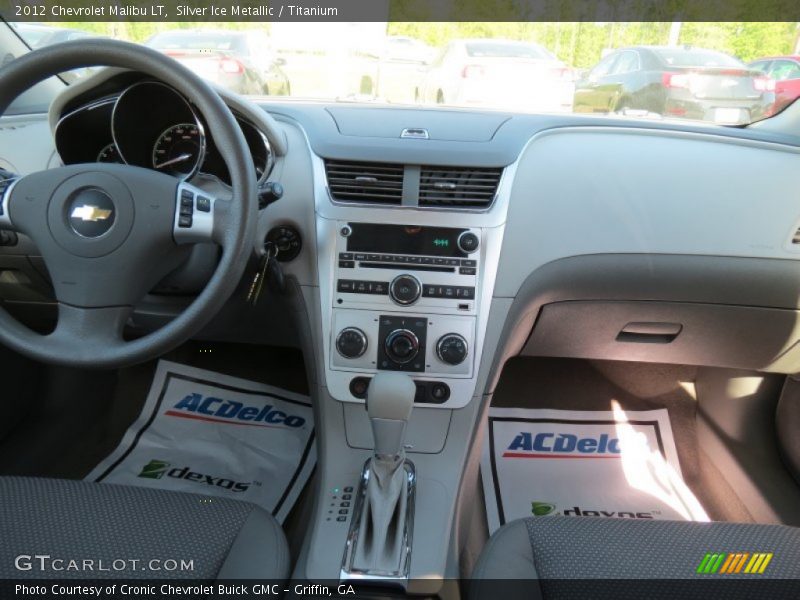 Silver Ice Metallic / Titanium 2012 Chevrolet Malibu LT