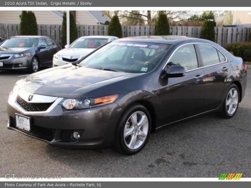 Grigio Metallic / Ebony 2010 Acura TSX Sedan