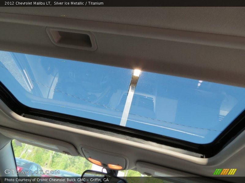 Silver Ice Metallic / Titanium 2012 Chevrolet Malibu LT