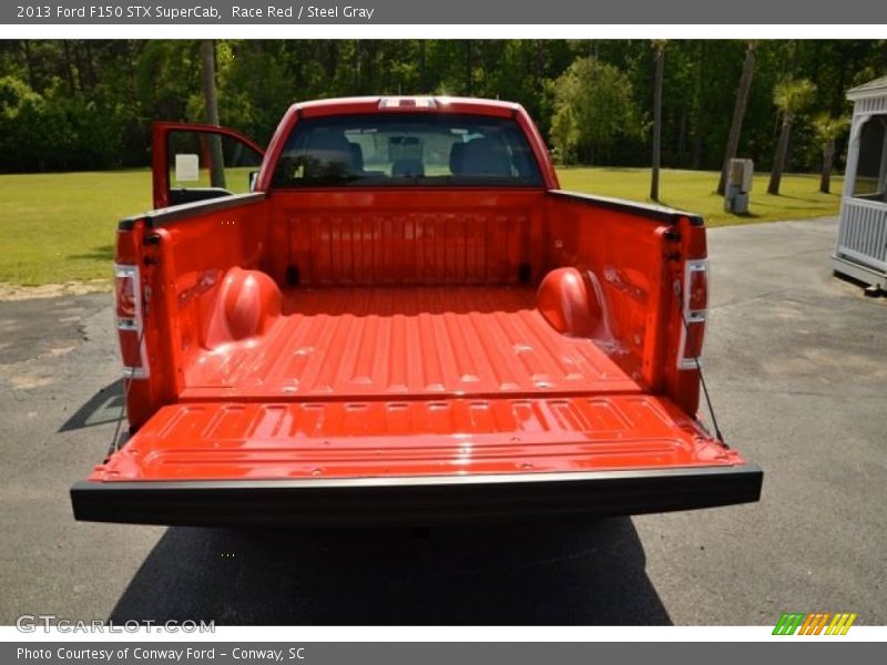 Race Red / Steel Gray 2013 Ford F150 STX SuperCab