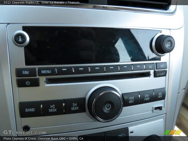 Silver Ice Metallic / Titanium 2012 Chevrolet Malibu LT