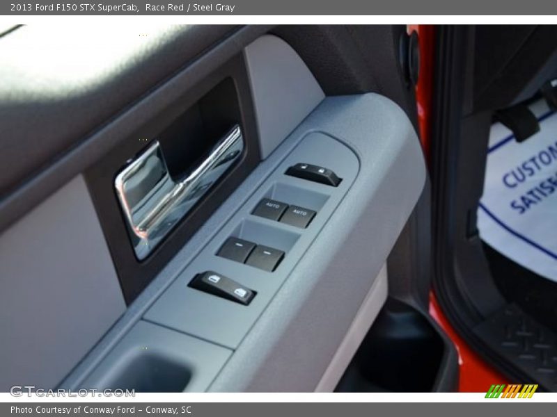 Race Red / Steel Gray 2013 Ford F150 STX SuperCab